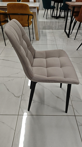 Стул на металлокаркасе Челси бирюзовый / черный из шоурума 5